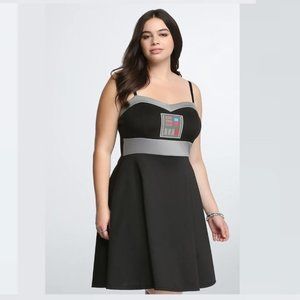 Torrid Darth Vader skater dress size 2